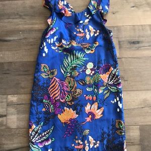 J Crew Floral Silk Dress